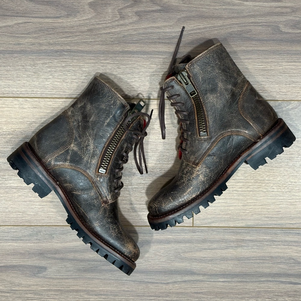 BEDSTU Tactic Trek Combat Style Boot in Teak Brown Size 6 - Picture 8 of 11
